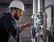 Detail elektroinštalačnej práce